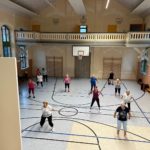 SV Zörbig - Aerobic Einheit im Sportverein in der Turnhalle in der Grünstraße