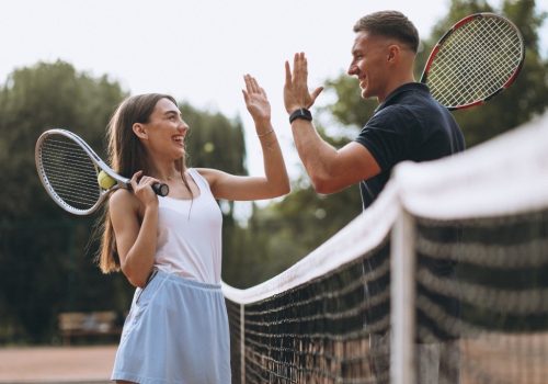 SV Zörbig - Paar spielt Tennis