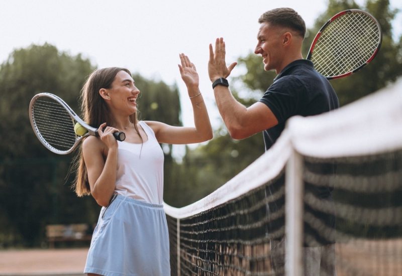SV Zörbig - Paar spielt Tennis